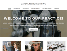 Tablet Screenshot of drdavidniederkohr.com